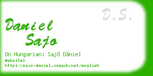 daniel sajo business card